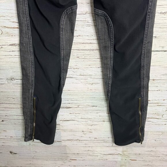 BCBGMaxazria Jackson Moto Leggings Night Sand size medium - Picture 8 of 11